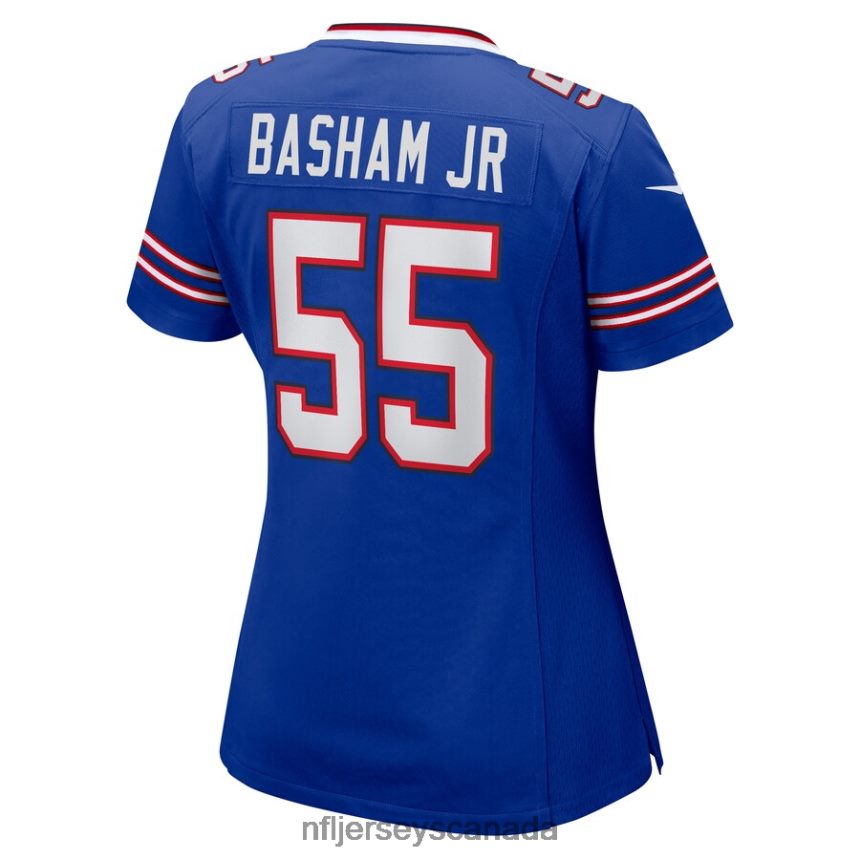 Women Buffalo Bills Boogie Basham Nike Royal Game Player Jersey Clothing NFL TBXFR65191