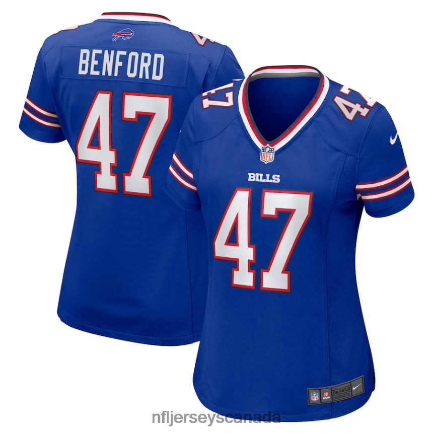Women Buffalo Bills Christian Benford Nike Royal Game Jersey Clothing NFL TBXFR65275