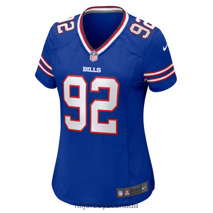 Women Buffalo Bills DaQuan Jones Nike Royal Game Player Jersey Clothing NFL TBXFR65196