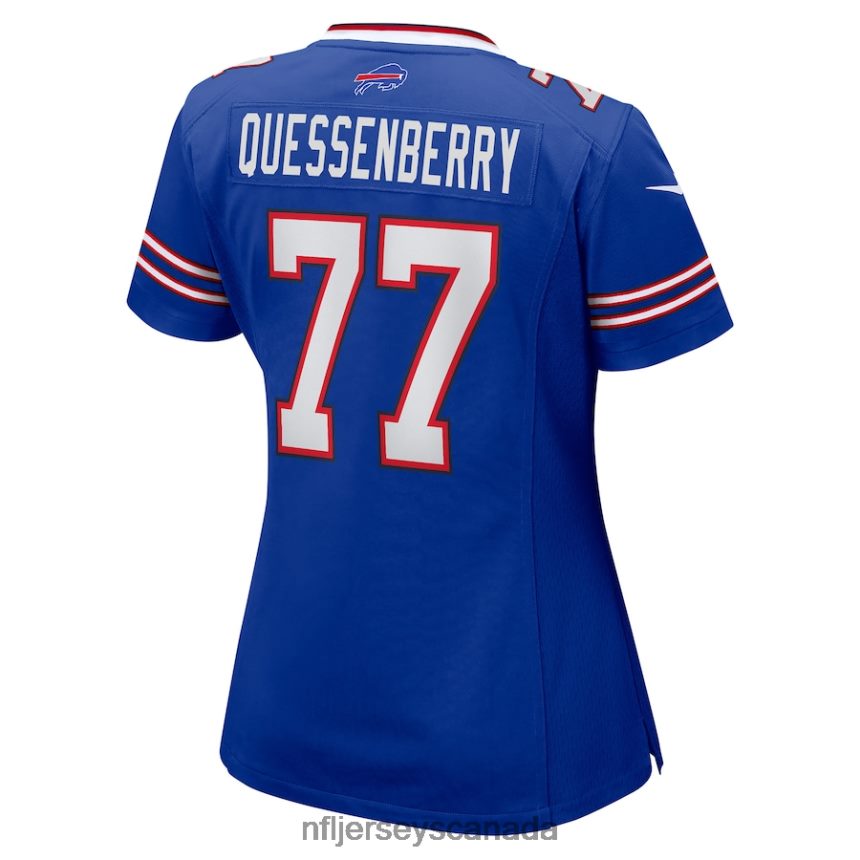 Women Buffalo Bills David Quessenberry Nike Royal Game Player Jersey Clothing NFL TBXFR65248