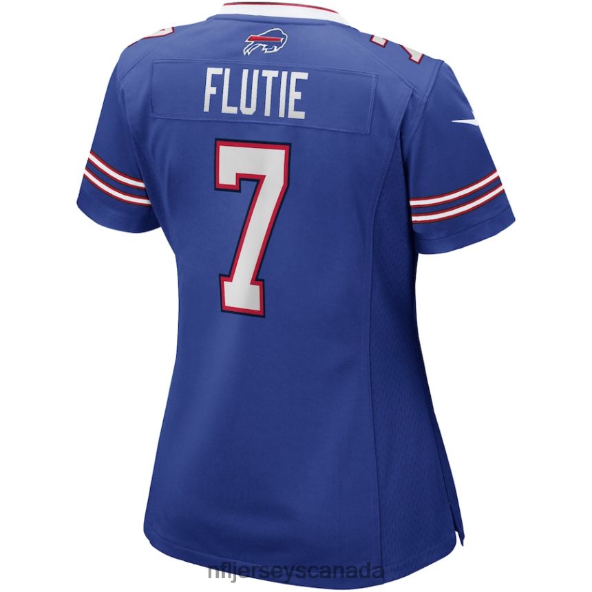 Women Buffalo Bills Doug Flutie Nike Royal Game Retired Player Jersey Clothing NFL TBXFR63575