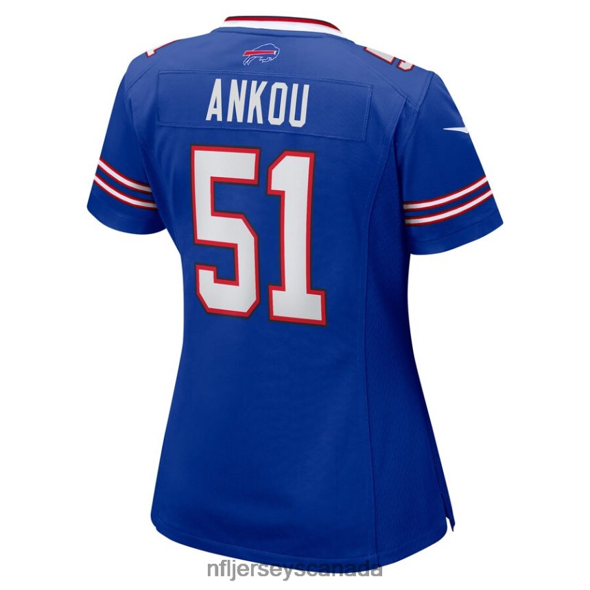 Women Buffalo Bills Eli Ankou Nike Royal Home Game Player Jersey Clothing NFL TBXFR65294