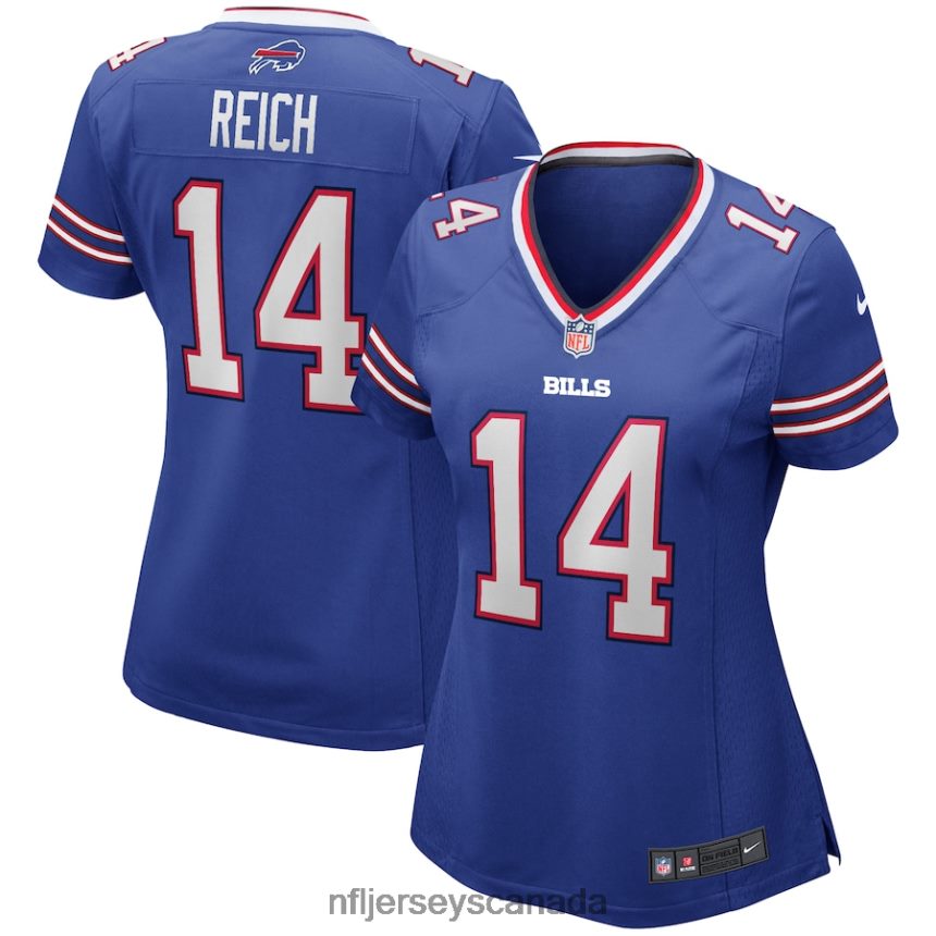 Women Buffalo Bills Frank Reich Nike Royal Game Retired Player Jersey Clothing NFL TBXFR65211