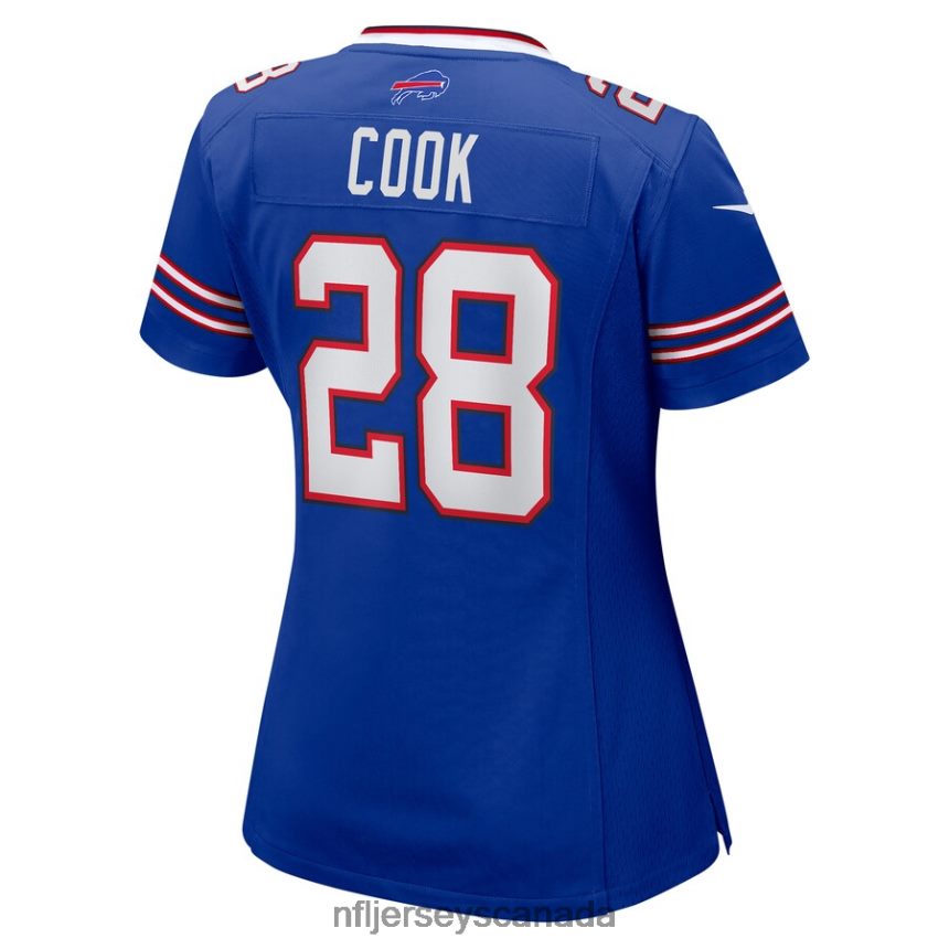 Women Buffalo Bills James Cook Nike Royal Game Player Jersey Clothing NFL TBXFR63538