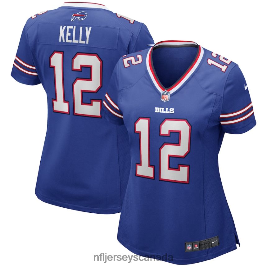 Women Buffalo Bills Jim Kelly Nike Royal Game Retired Player Jersey Clothing NFL TBXFR61717