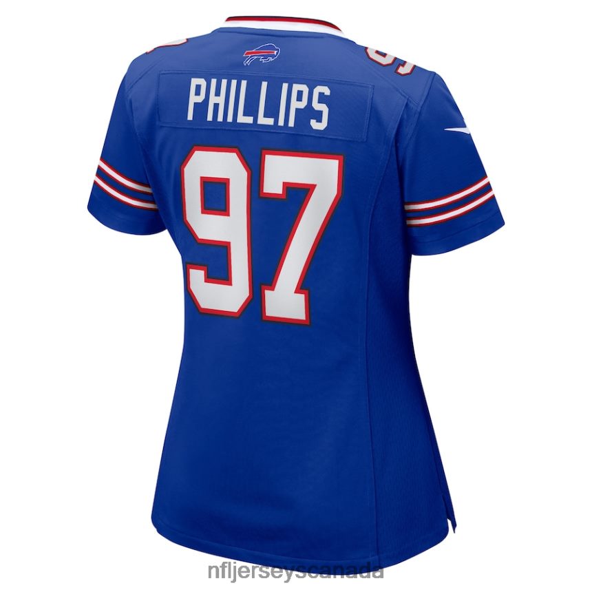 Women Buffalo Bills Jordan Phillips Nike Royal Game Jersey Clothing NFL TBXFR65244