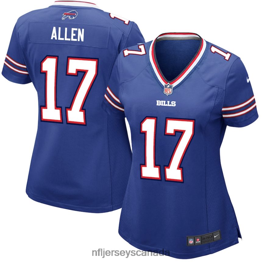 Women Buffalo Bills Josh Allen Nike Royal Game Player Jersey Clothing NFL TBXFR6299