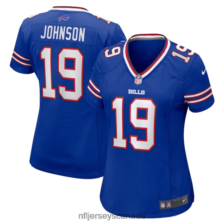 Women Buffalo Bills KeeSean Johnson Nike Royal Home Game Player Jersey Clothing NFL TBXFR64930