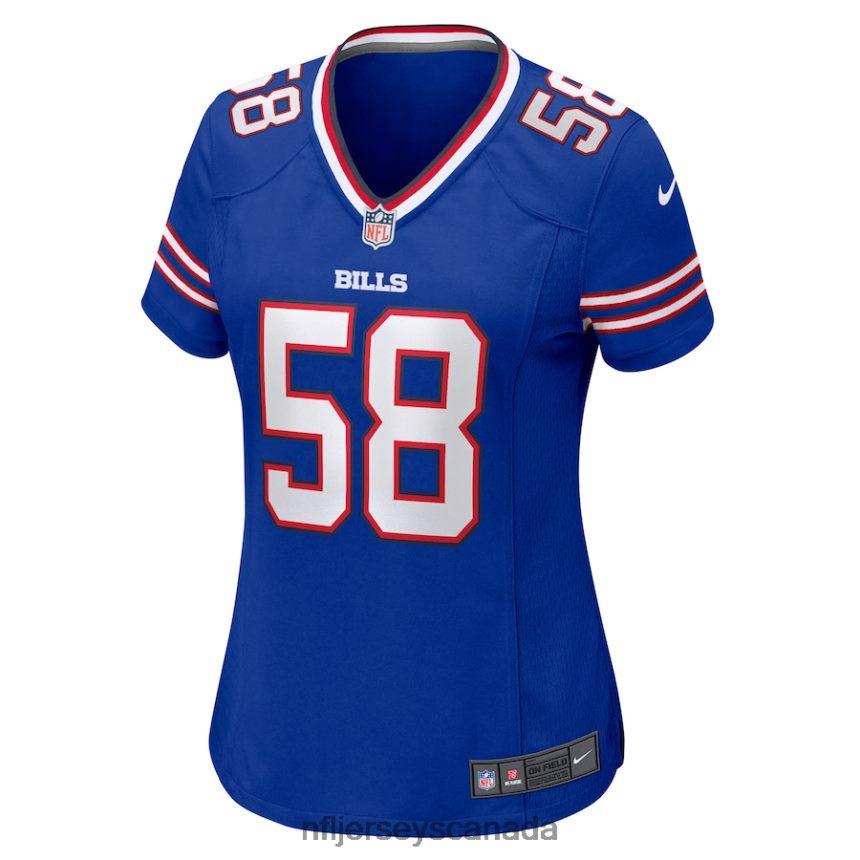 Women Buffalo Bills Matt Milano Nike Royal Game Jersey Clothing NFL TBXFR6700