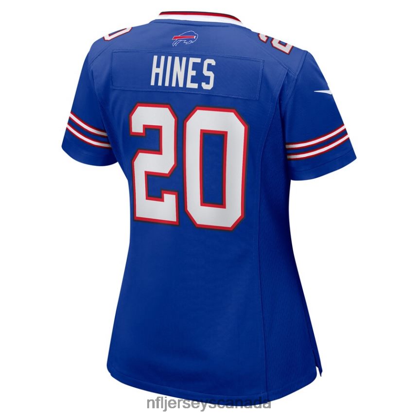 Women Buffalo Bills Nyheim Hines Nike Royal Game Player Jersey Clothing NFL TBXFR63945