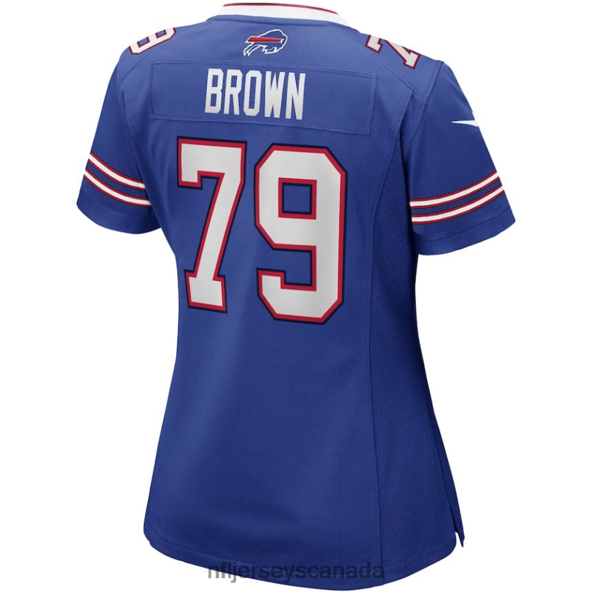 Women Buffalo Bills Ruben Brown Nike Royal Game Retired Player Jersey Clothing NFL TBXFR65214