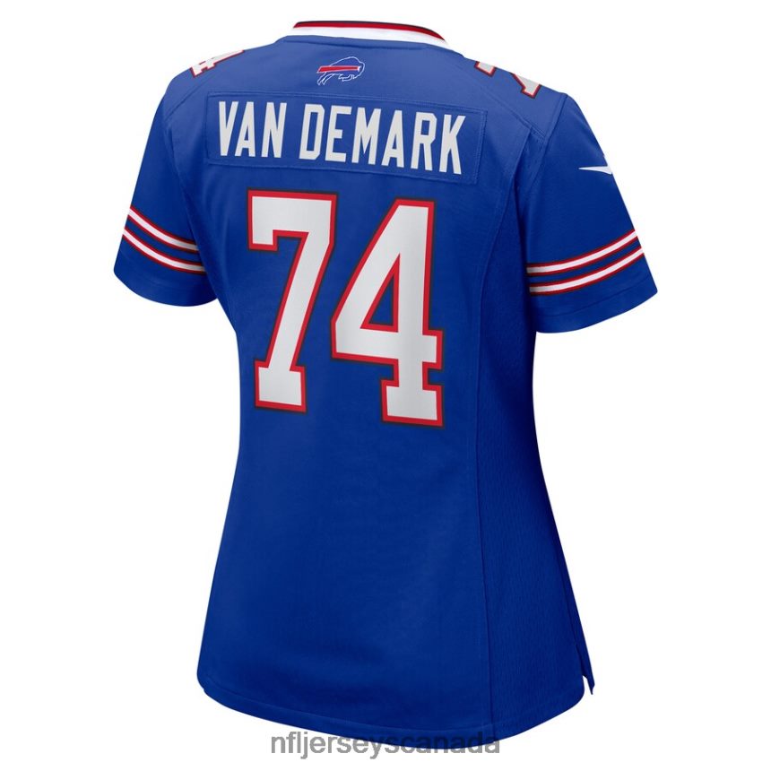 Women Buffalo Bills Ryan Van Demark Nike Royal Game Player Jersey Clothing NFL TBXFR65281