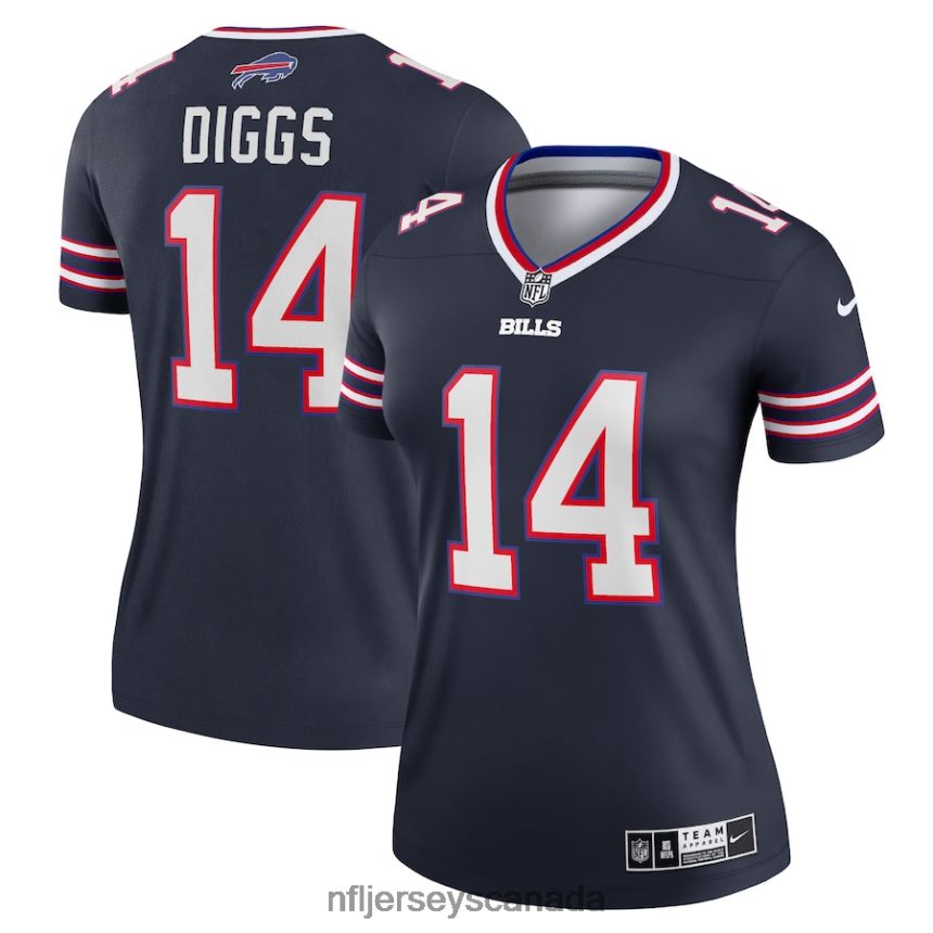Women Buffalo Bills Stefon Diggs Nike Navy Inverted Legend Jersey Clothing NFL TBXFR62458