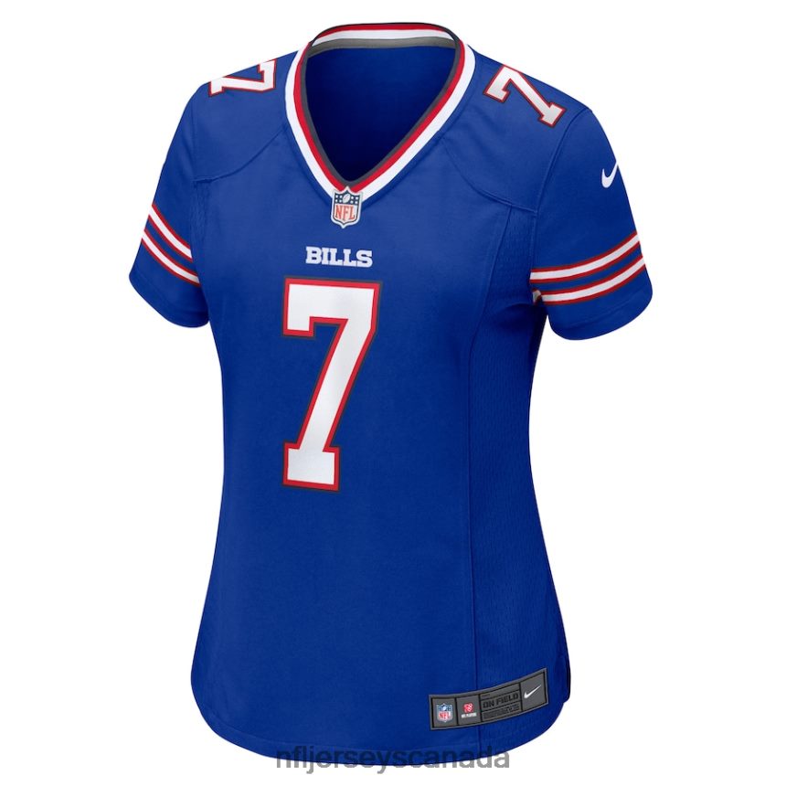 Women Buffalo Bills Taron Johnson Nike Royal Game Player Jersey Clothing NFL TBXFR65247