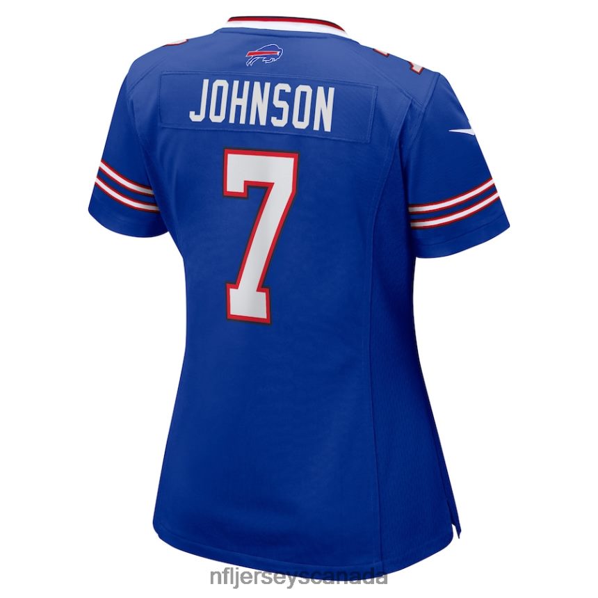 Women Buffalo Bills Taron Johnson Nike Royal Game Player Jersey Clothing NFL TBXFR65247