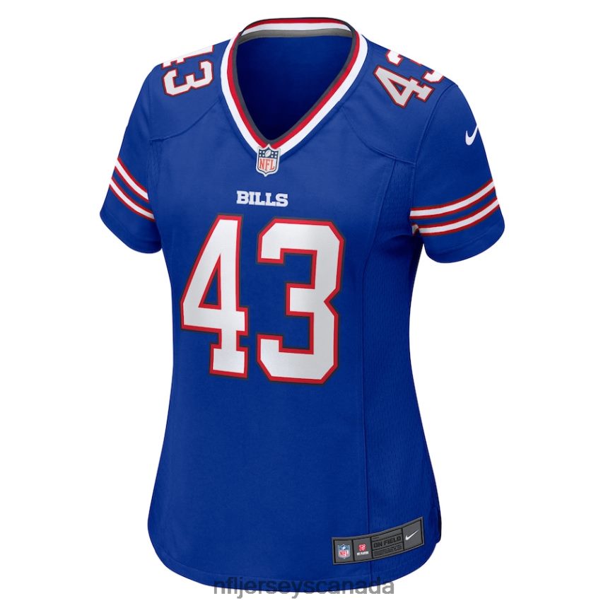 Women Buffalo Bills Terrel Bernard Nike Royal Game Player Jersey Clothing NFL TBXFR65249