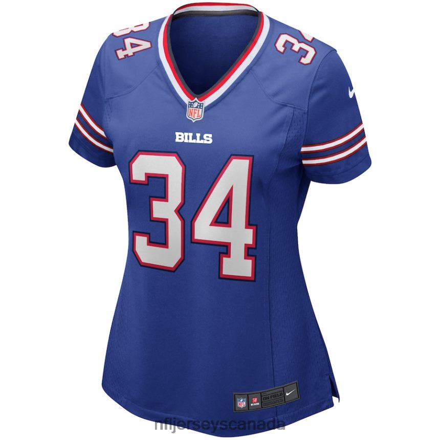 Women Buffalo Bills Thurman Thomas Nike Royal Game Retired Player Jersey Clothing NFL TBXFR63711