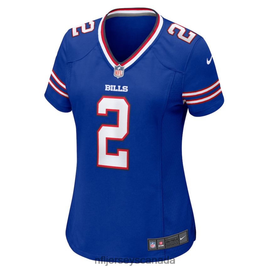 Women Buffalo Bills Tyler Bass Nike Royal Game Jersey Clothing NFL TBXFR62210