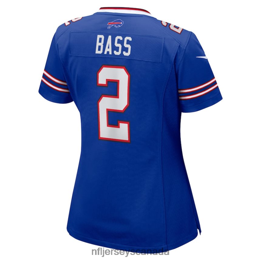 Women Buffalo Bills Tyler Bass Nike Royal Game Jersey Clothing NFL TBXFR62210