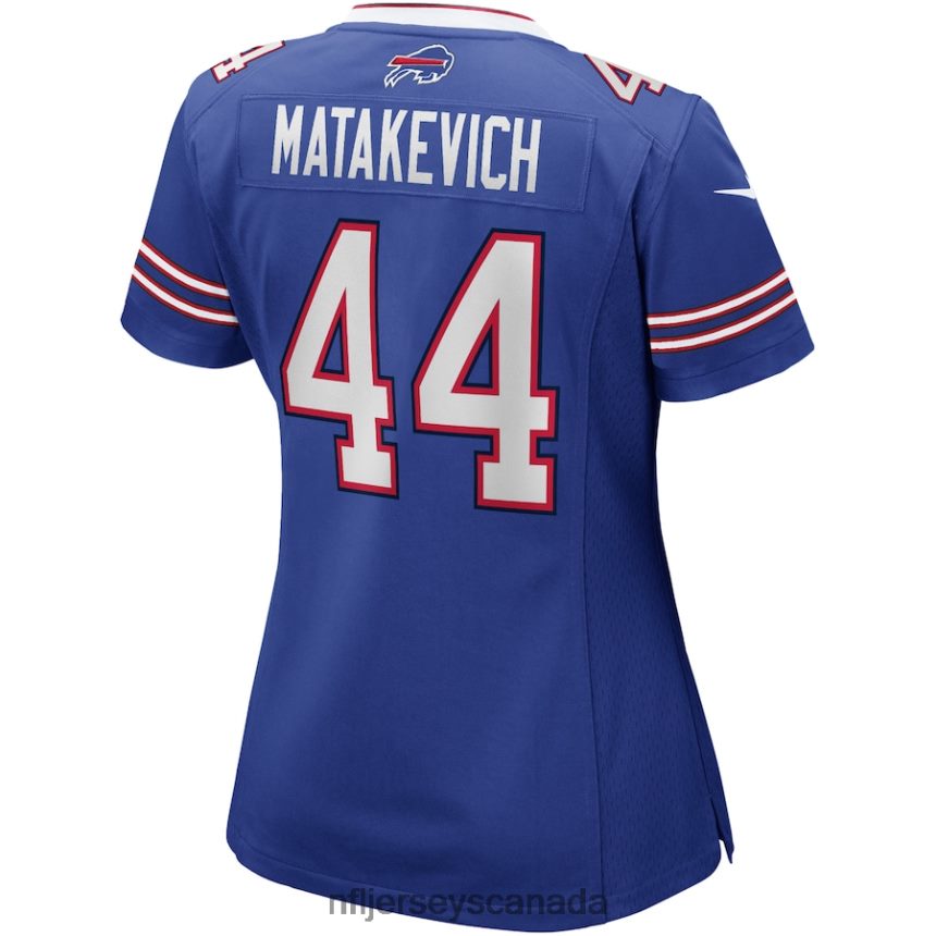 Women Buffalo Bills Tyler Matakevich Nike Royal Player Game Jersey Clothing NFL TBXFR65181