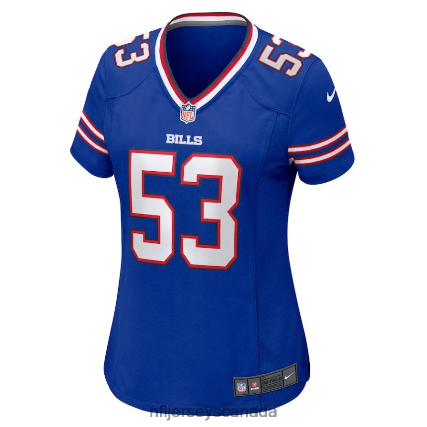 Women Buffalo Bills Tyrel Dodson Nike Royal Game Jersey Clothing NFL TBXFR62993
