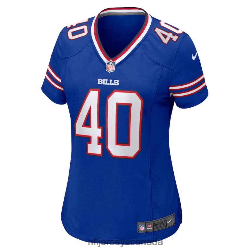 Women Buffalo Bills Von Miller Nike Royal Game Jersey Clothing NFL TBXFR62204