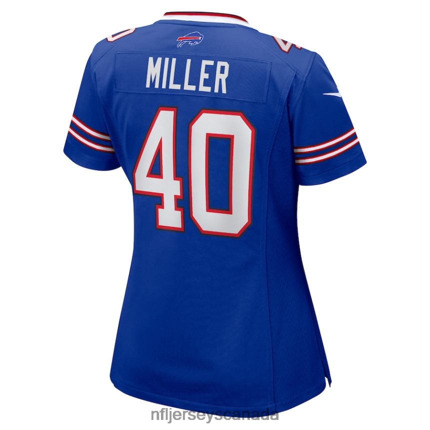 Women Buffalo Bills Von Miller Nike Royal Game Jersey Clothing NFL TBXFR62204
