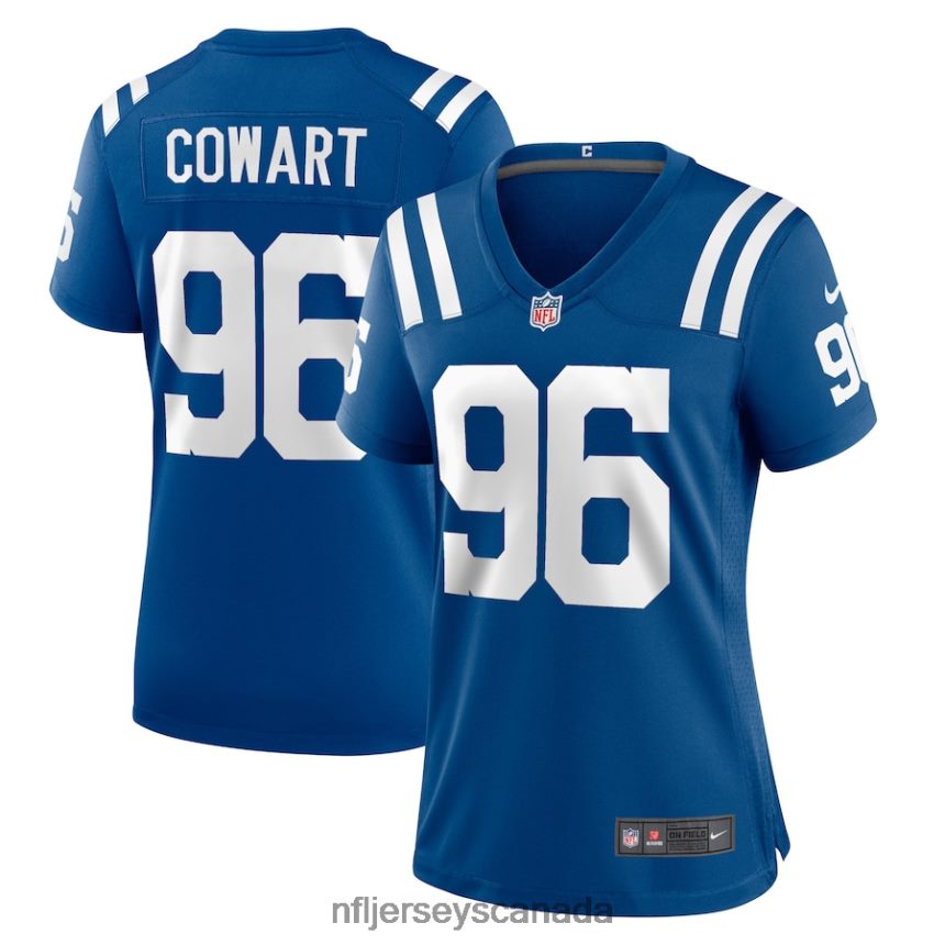 Women Byron Cowart Indianapolis Colts Nike Royal Game Player Jersey Clothing NFL TBXFR65980