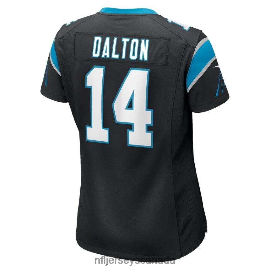 Women Carolina Panthers Andy Dalton Nike Black Game Player Jersey Clothing NFL TBXFR62788