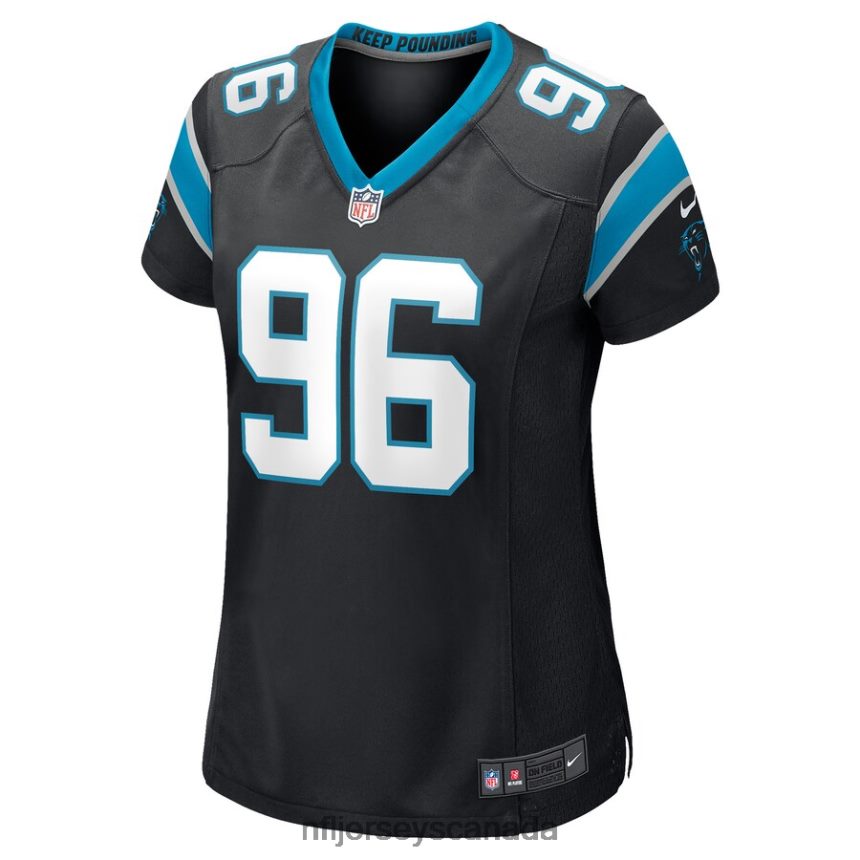 Women Carolina Panthers Austin Larkin Nike Black Game Player Jersey Clothing NFL TBXFR65472
