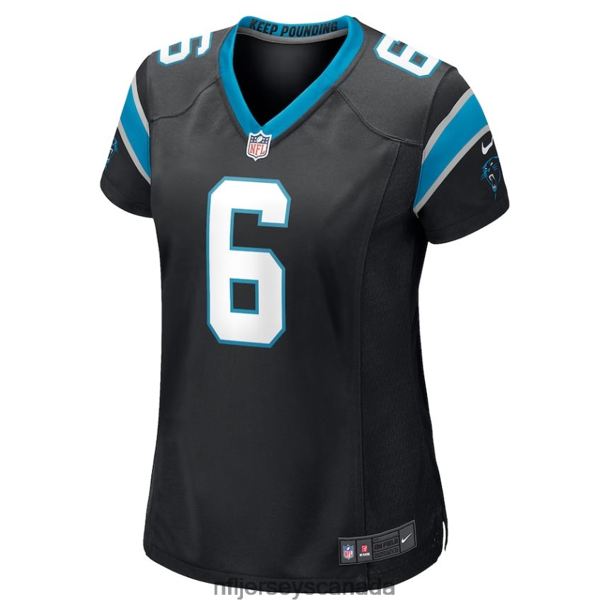 Women Carolina Panthers Baker Mayfield Nike Black Home Player Game Jersey Clothing NFL TBXFR64717