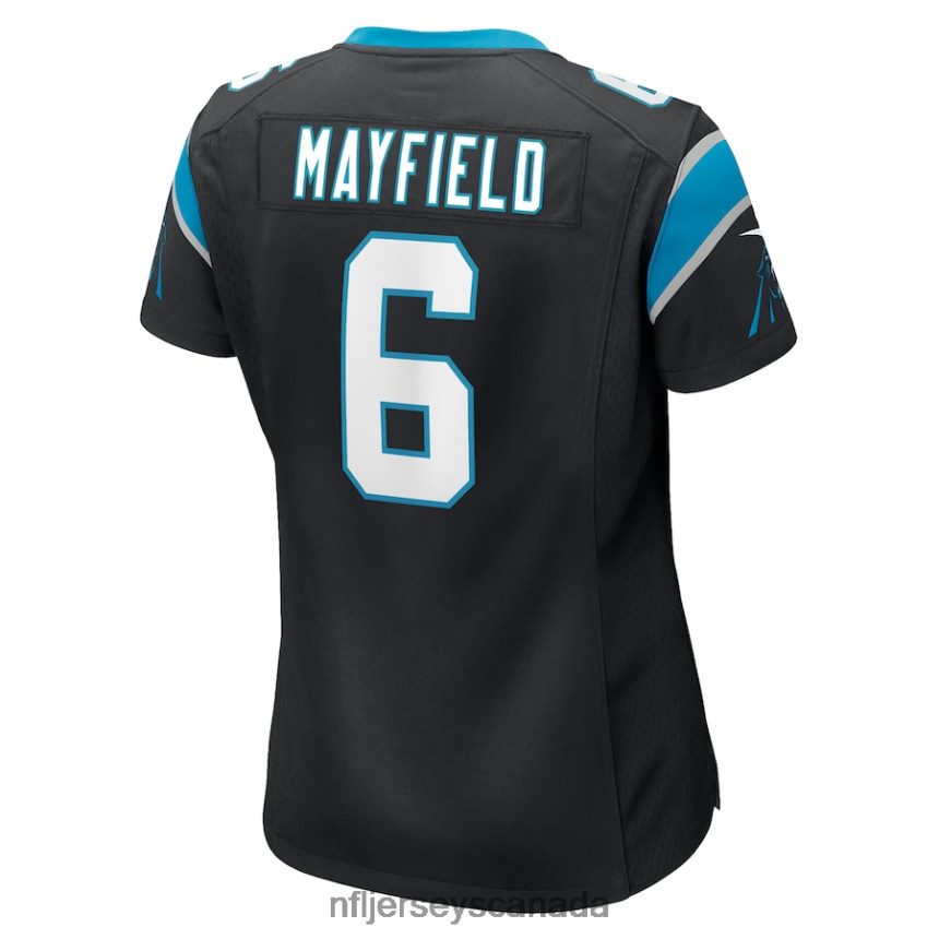 Women Carolina Panthers Baker Mayfield Nike Black Home Player Game Jersey Clothing NFL TBXFR64717