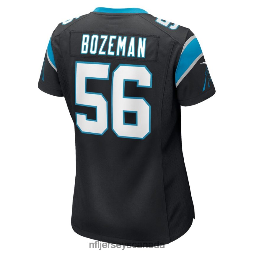 Women Carolina Panthers Bradley Bozeman Nike Black Game Player Jersey Clothing NFL TBXFR64714