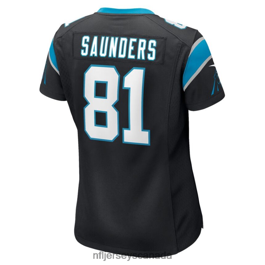 Women Carolina Panthers CJ Saunders Nike Black Game Player Jersey Clothing NFL TBXFR65479