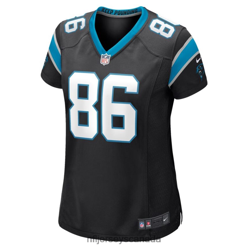 Women Carolina Panthers Colin Thompson Nike Black Game Jersey Clothing NFL TBXFR65849