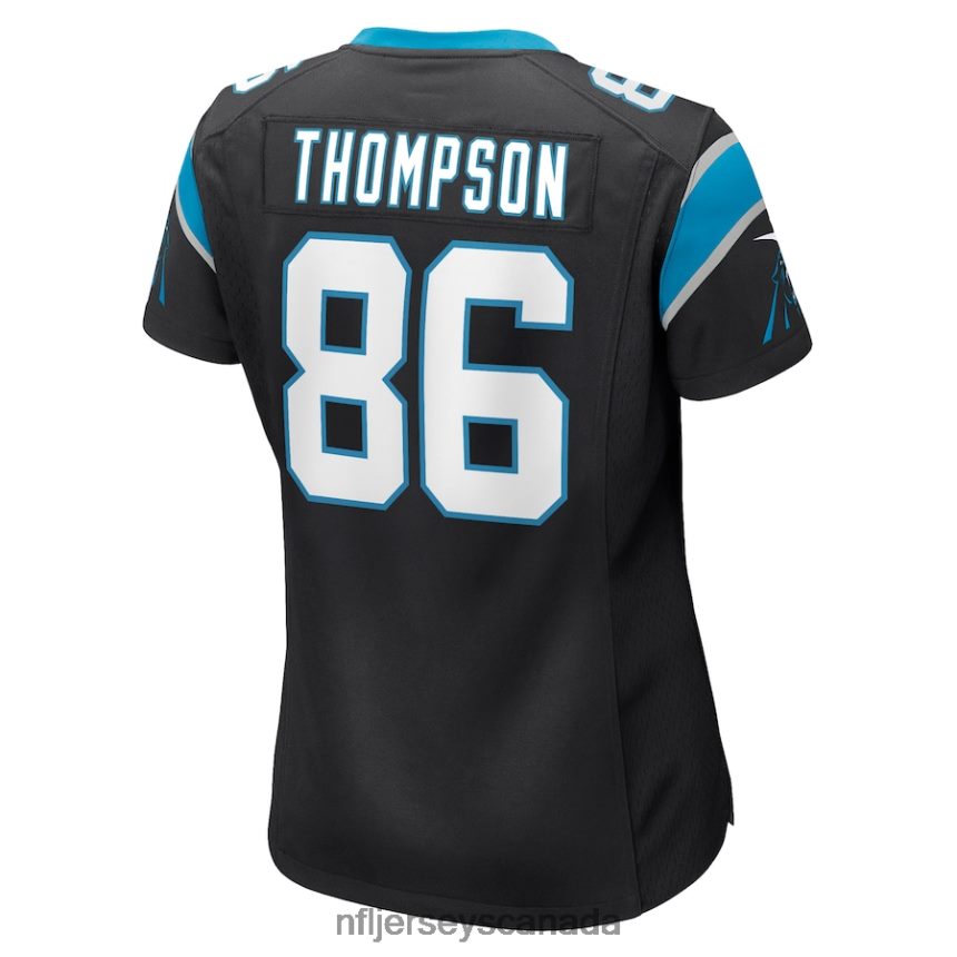 Women Carolina Panthers Colin Thompson Nike Black Game Jersey Clothing NFL TBXFR65849