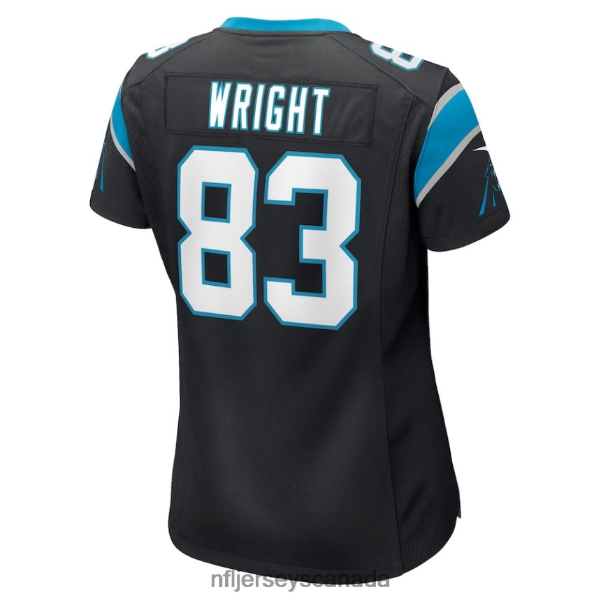 Women Carolina Panthers Derek Wright Nike Black Game Player Jersey Clothing NFL TBXFR65454
