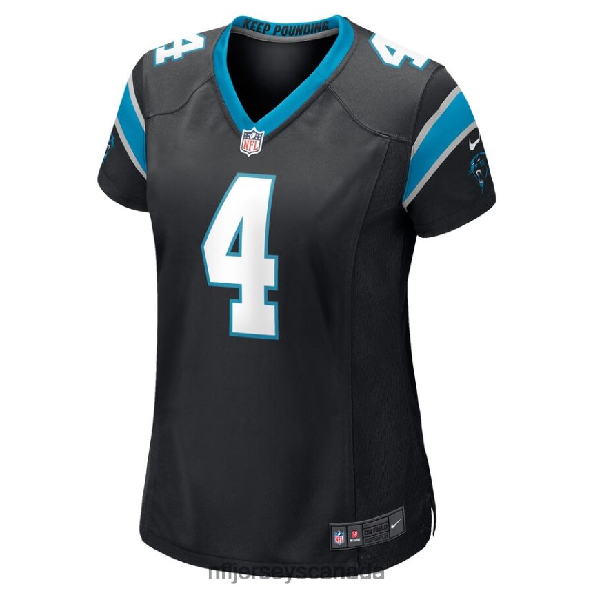 Women Carolina Panthers Eddy Pineiro Nike Black Game Player Jersey Clothing NFL TBXFR65475