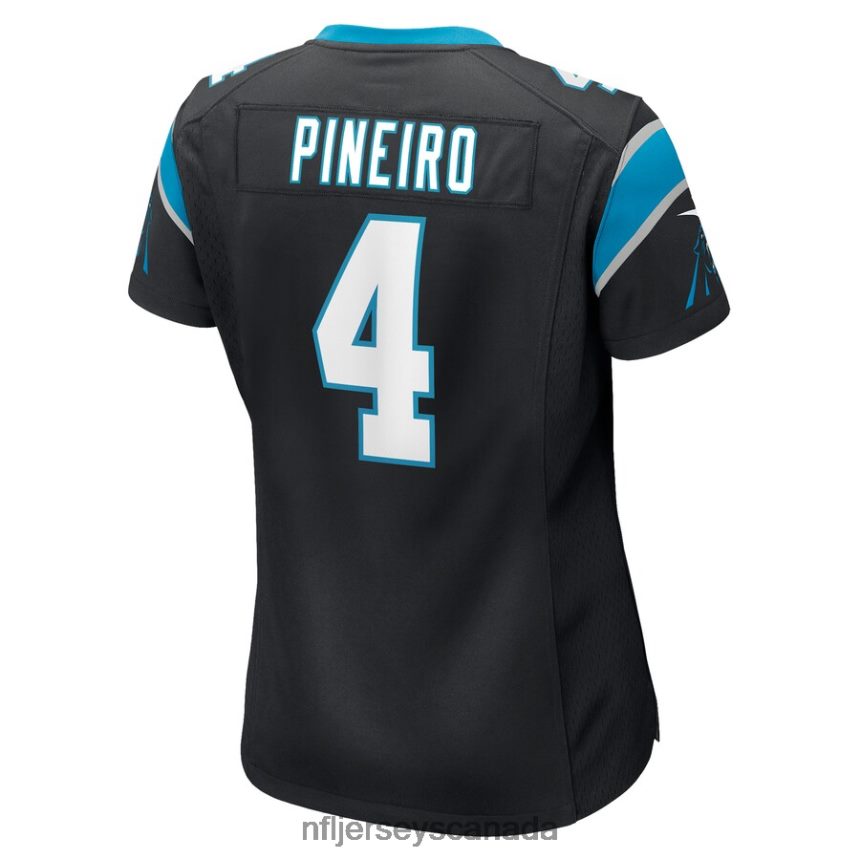Women Carolina Panthers Eddy Pineiro Nike Black Game Player Jersey Clothing NFL TBXFR65475