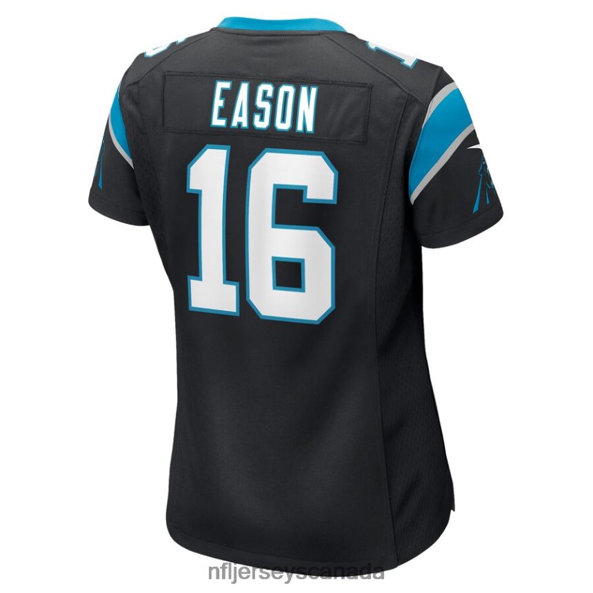 Women Carolina Panthers Jacob Eason Nike Black Game Player Jersey Clothing NFL TBXFR65444