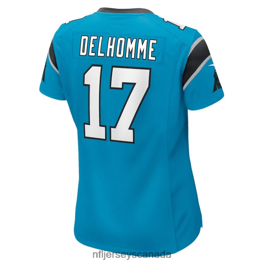 Women Carolina Panthers Jake Delhomme Nike Blue Retired Player Jersey Clothing NFL TBXFR65334