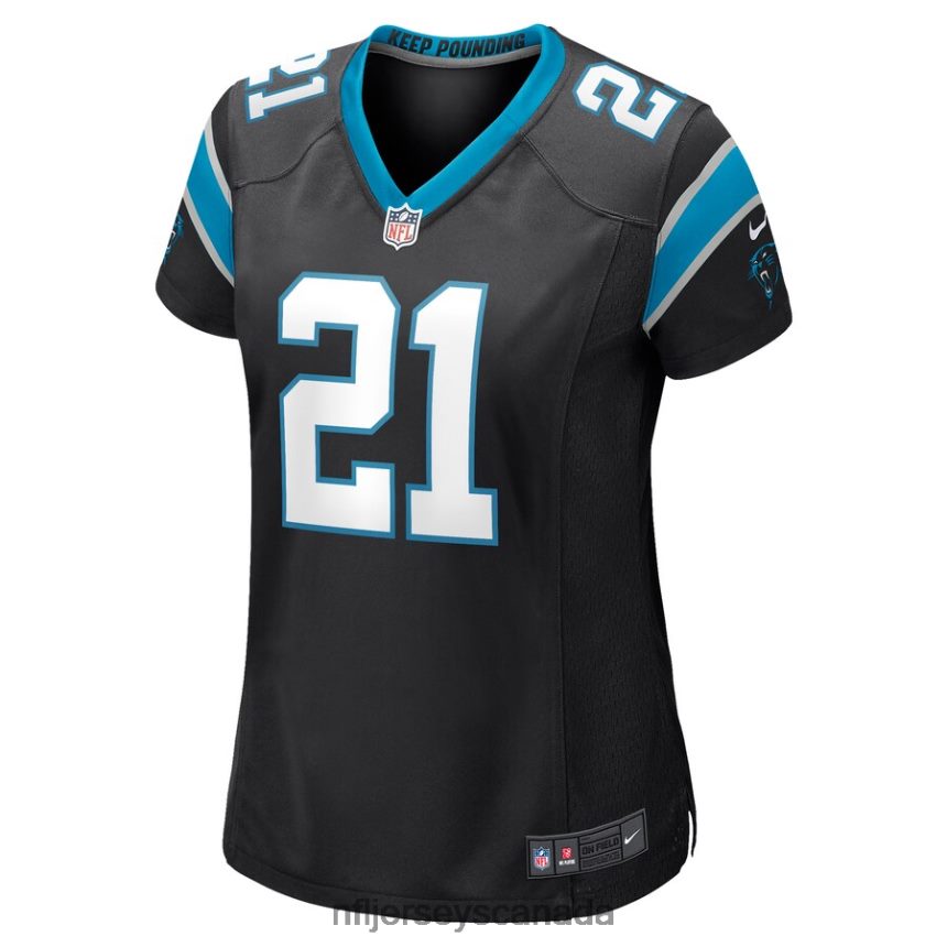 Women Carolina Panthers Jeremy Chinn Nike Black Game Jersey Clothing NFL TBXFR64711