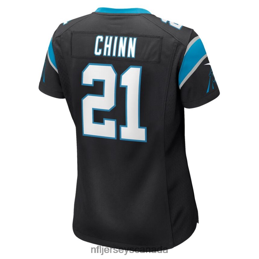 Women Carolina Panthers Jeremy Chinn Nike Black Game Jersey Clothing NFL TBXFR64711