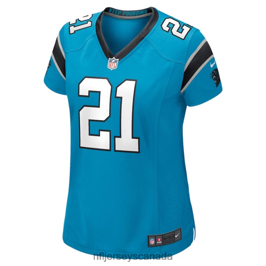 Women Carolina Panthers Jeremy Chinn Nike Blue Player Game Jersey Clothing NFL TBXFR62312