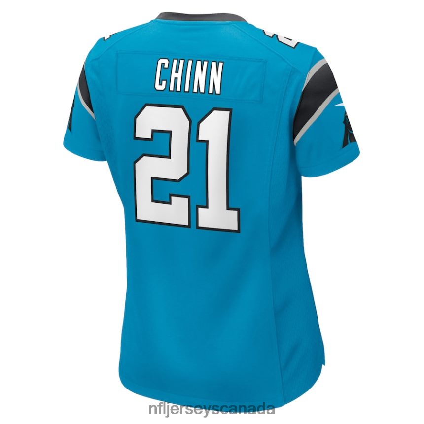 Women Carolina Panthers Jeremy Chinn Nike Blue Player Game Jersey Clothing NFL TBXFR62312