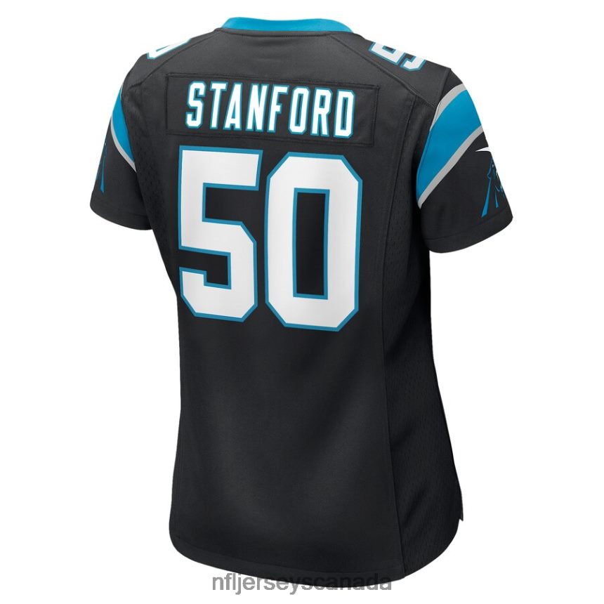 Women Carolina Panthers Julian Stanford Nike Black Game Player Jersey Clothing NFL TBXFR65446