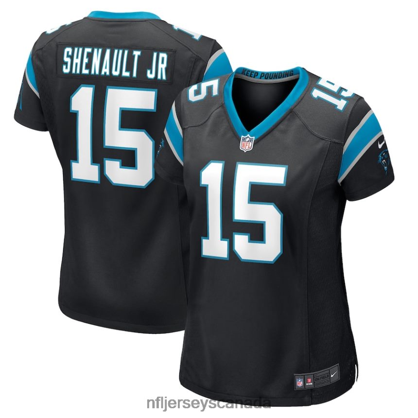 Women Carolina Panthers Laviska Shenault Jr Nike Black Game Player Jersey Clothing NFL TBXFR65333