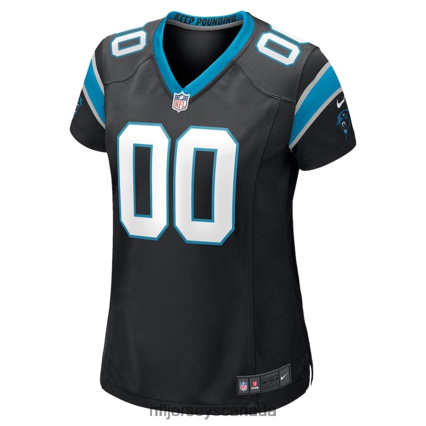 Women Carolina Panthers Miles Sanders Nike Black Nike All Player Jersey Clothing NFL TBXFR63379