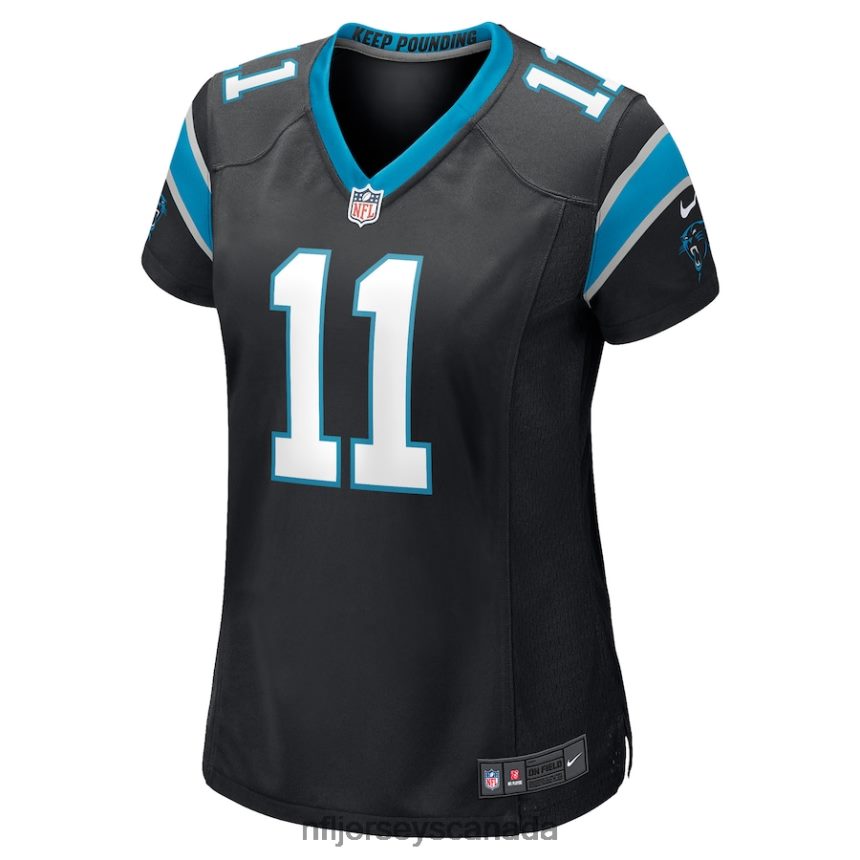 Women Carolina Panthers PJ Walker Nike Black Game Player Jersey Clothing NFL TBXFR65174