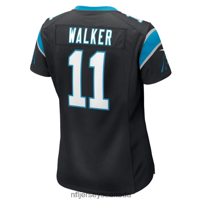Women Carolina Panthers PJ Walker Nike Black Game Player Jersey Clothing NFL TBXFR65174